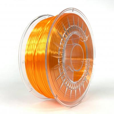 Devil Design SILK filament 1.75 mm, 1 kg (2.0 lbs) - bright orange